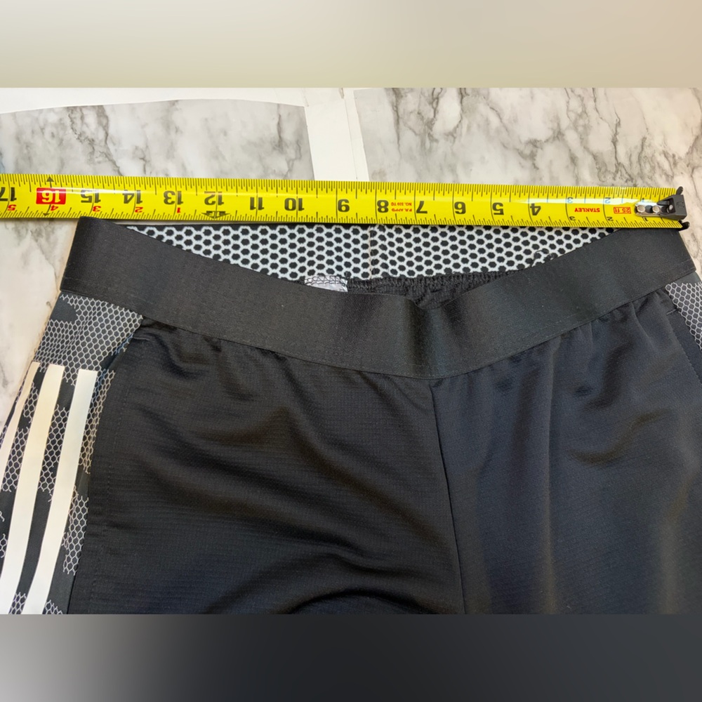 adidas Black‎  Track Pants with White Stripe Details size M - Picture 3 of 6